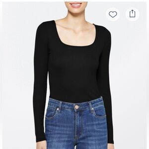 41 Hawthorn Black Long Sleeve Top